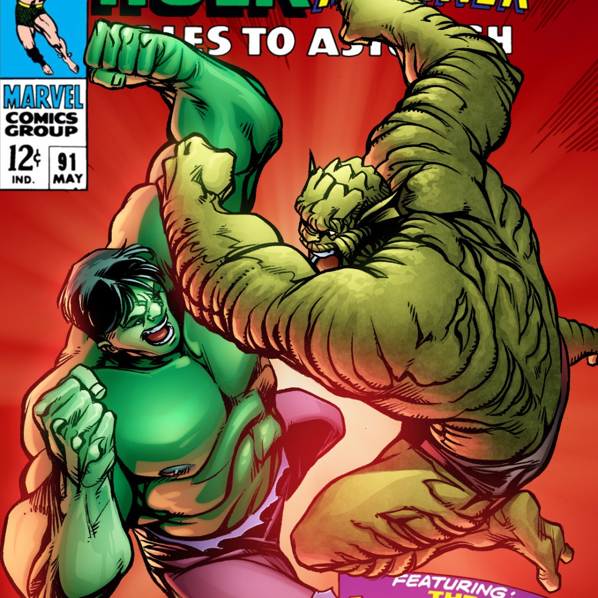 Abomination anniversary – Comic cover remake