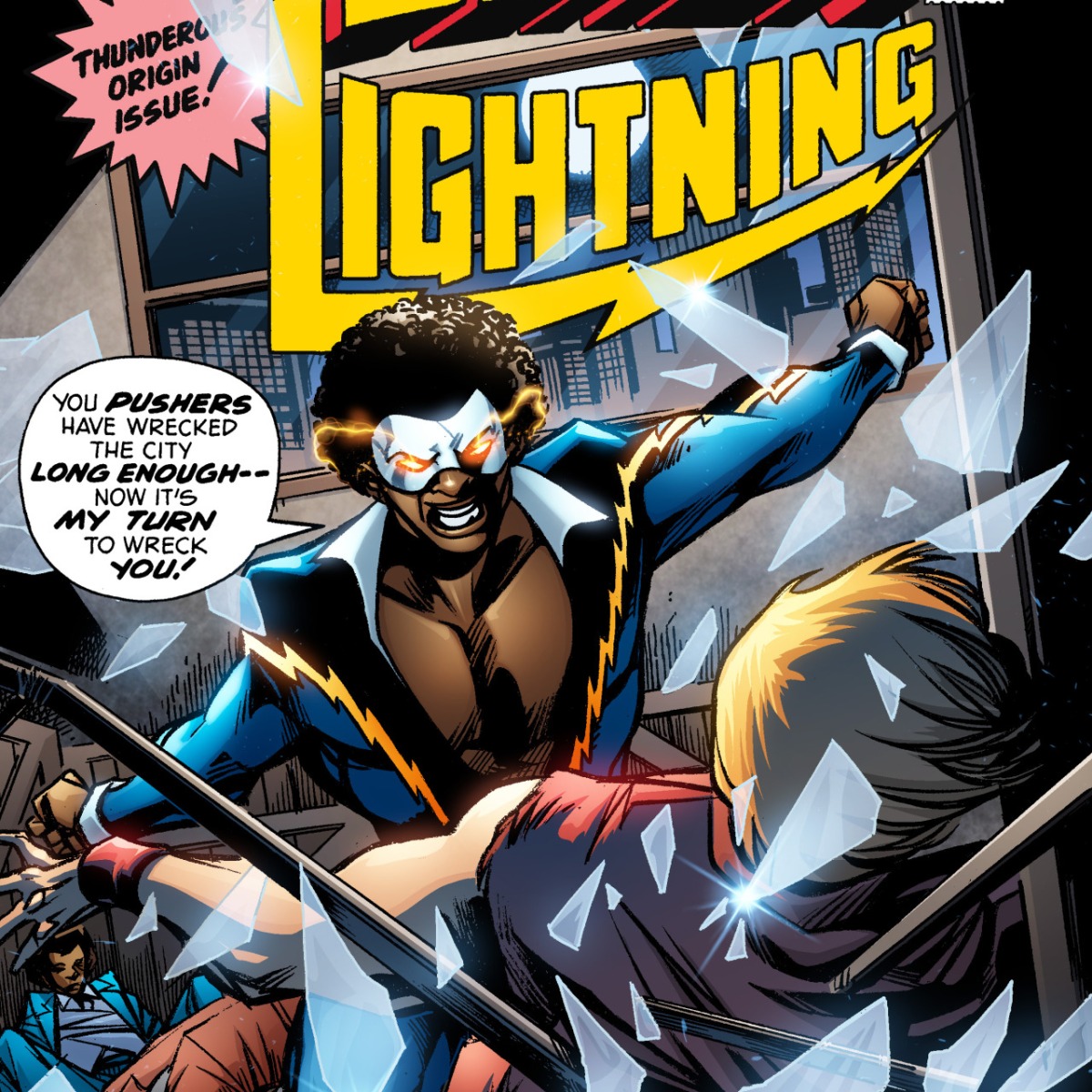 Black Lightning anniversary – Comic cover remake