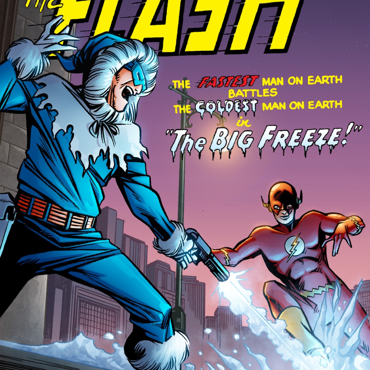 Captain Cold anniversary – Comic cover remake