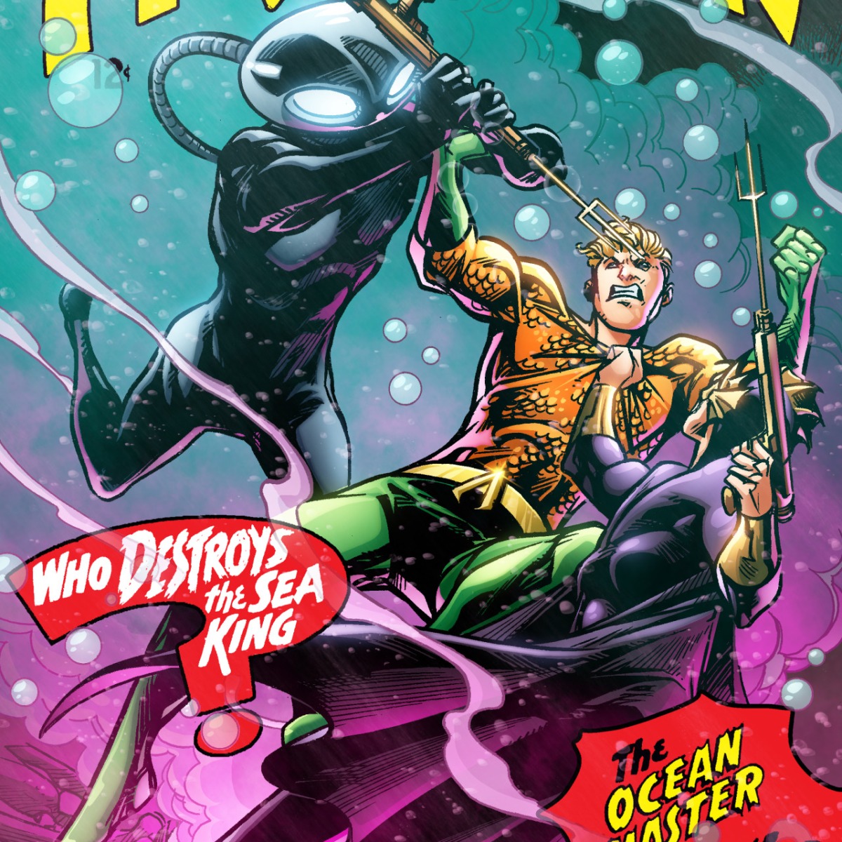 Black Manta anniversary – Comic cover remake