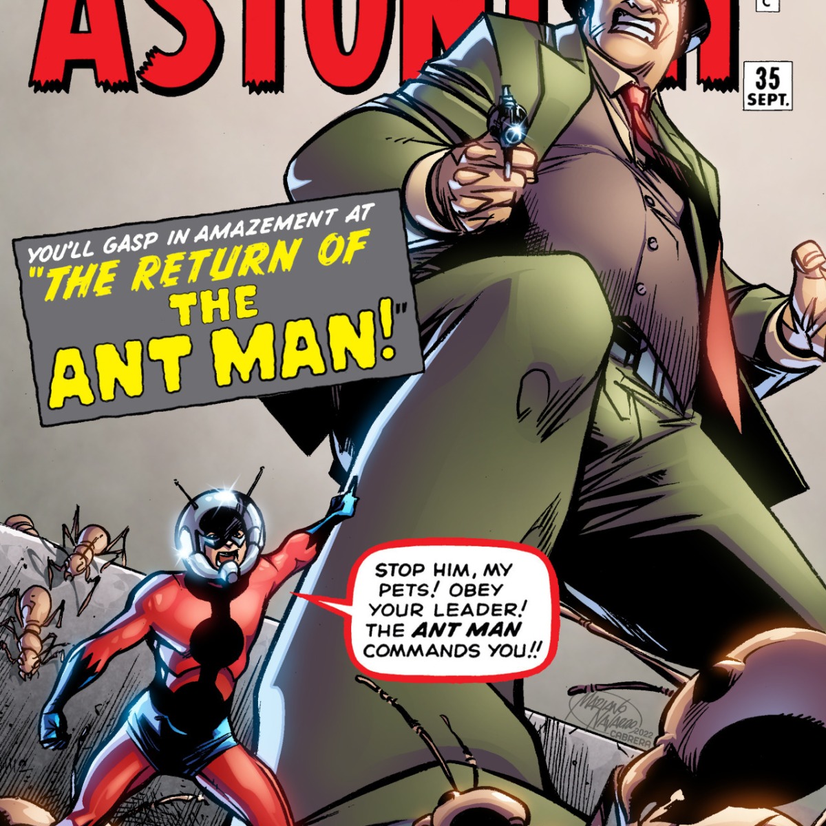 Ant-Man anniversary – Comic cover remake