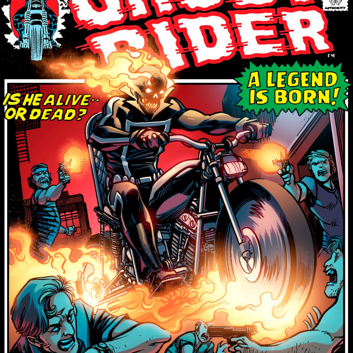 Ghost Rider anniversary – Comic cover remake
