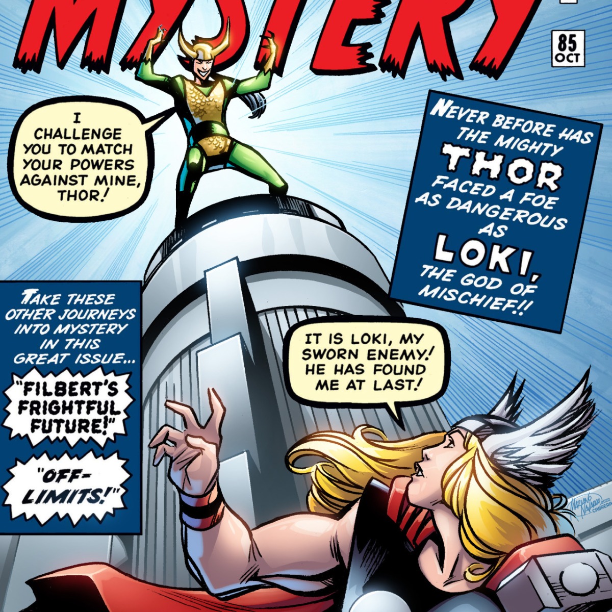 Loki anniversary – Comic cover remake