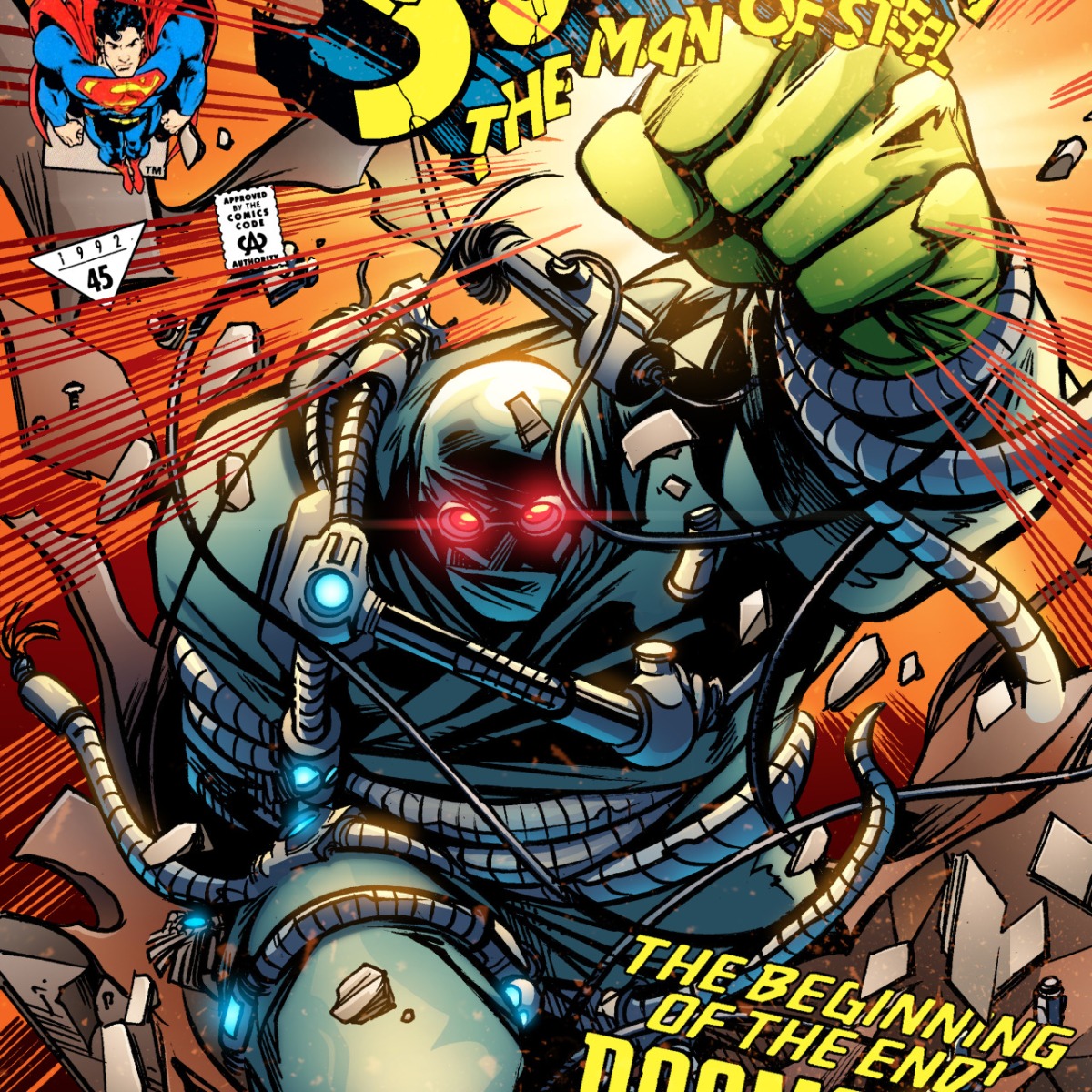 Doomsday’s anniversary – Comic cover remake