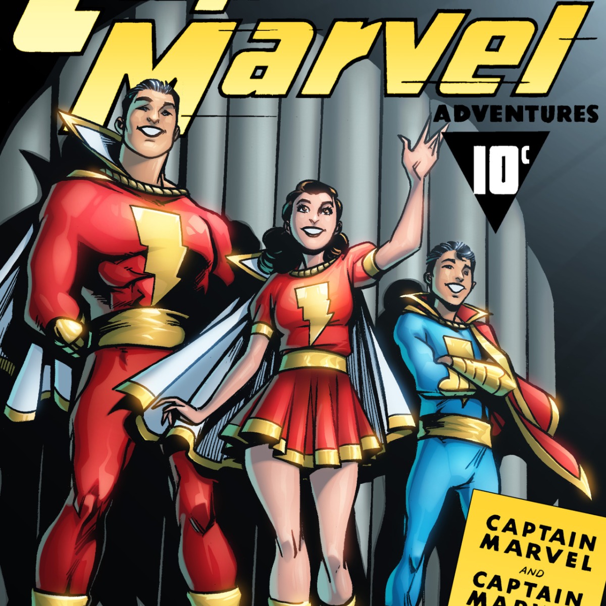 Mary Marvel anniversary – Comic cover remake