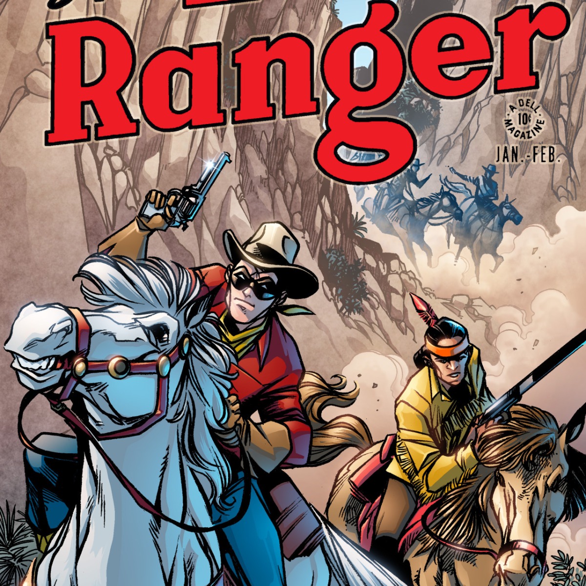 Lone Ranger anniversary – Comic cover remake