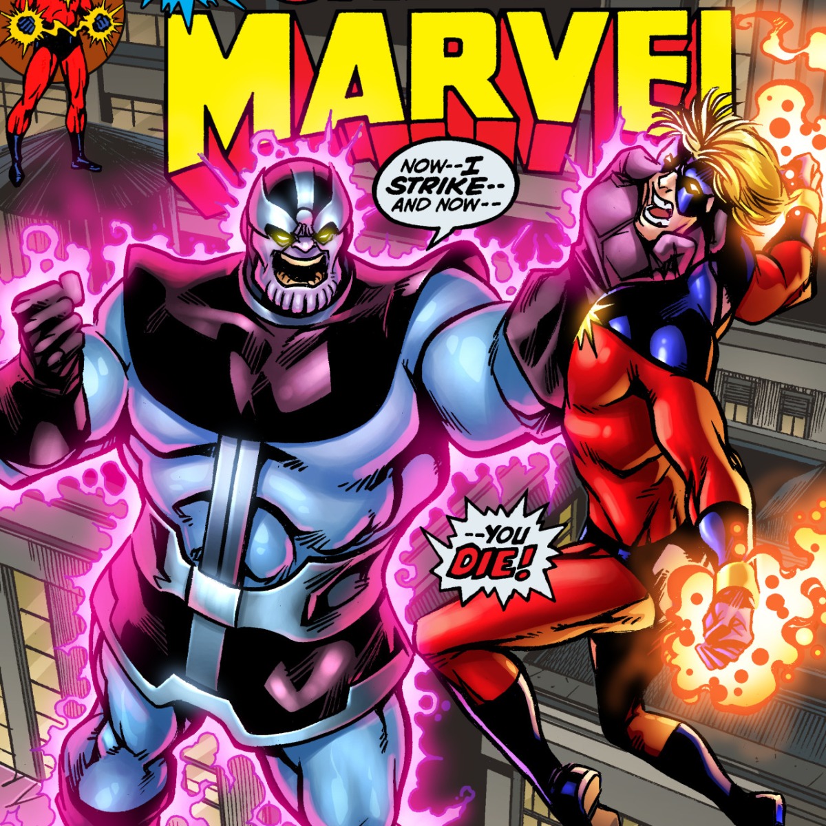 Thanos anniversary – Comic cover remake