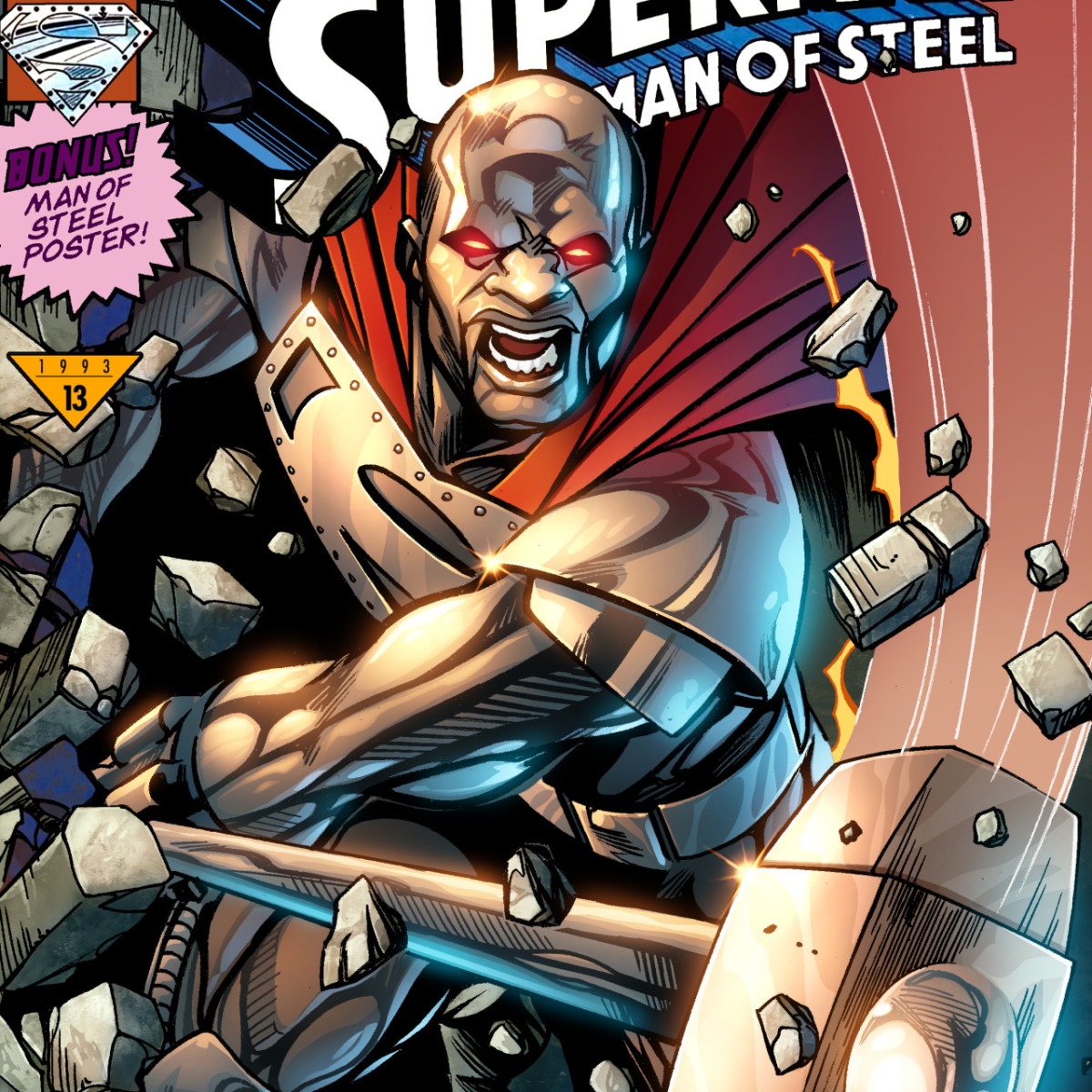Steel anniversary – comic cover remake