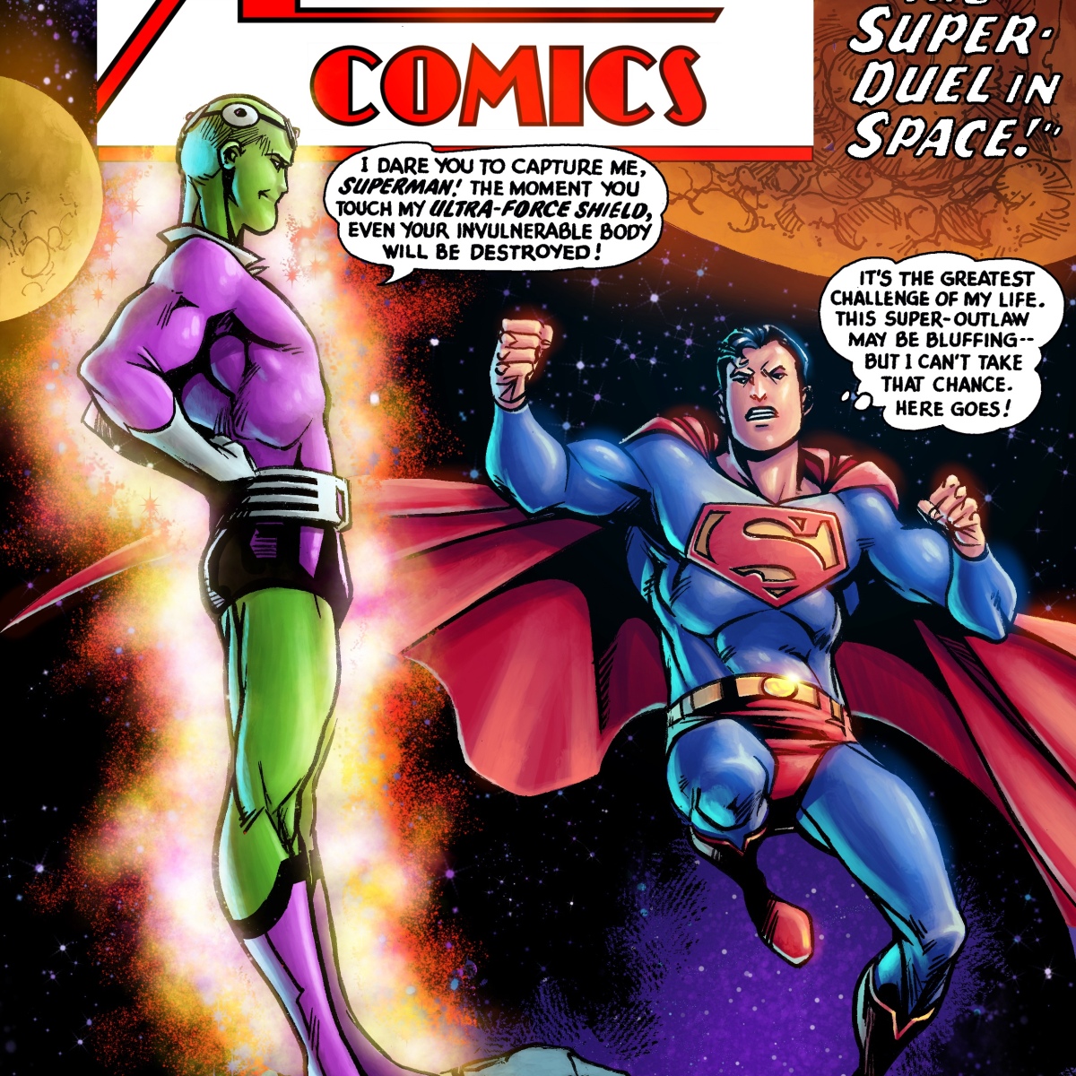 Brainiac Anniversary – Comic cover remake