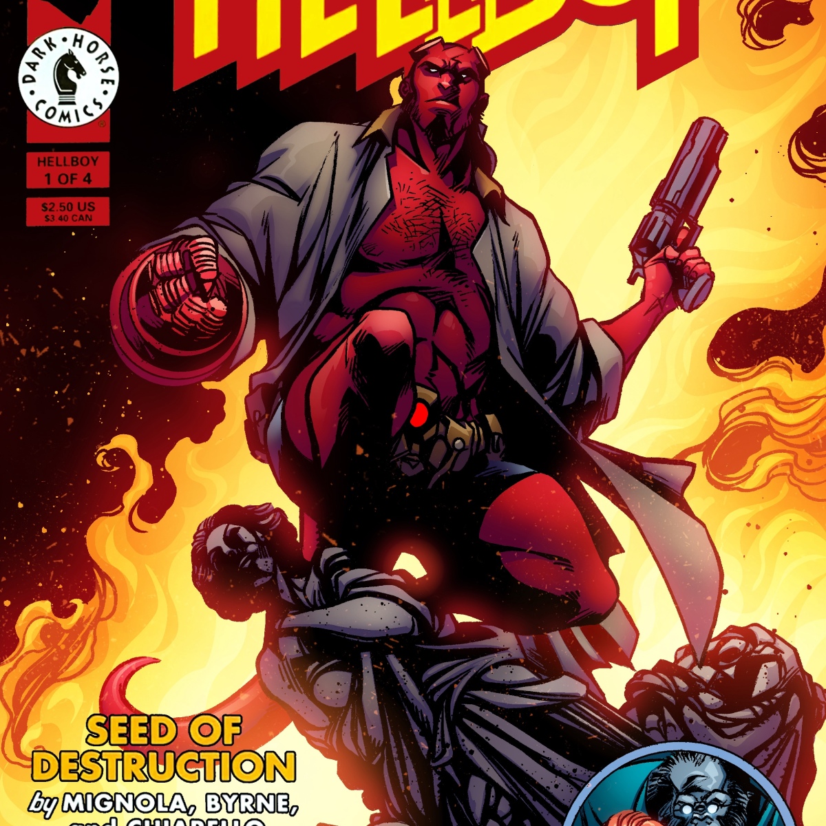 Hellboy anniversary – Comic cover remake