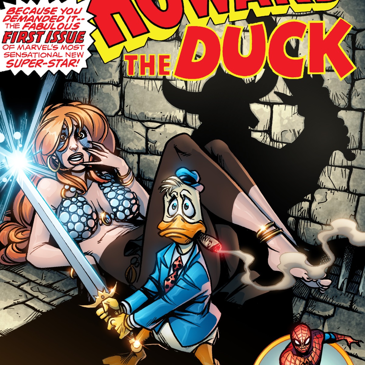 Howard, the Duck anniversary – Comic cover remake