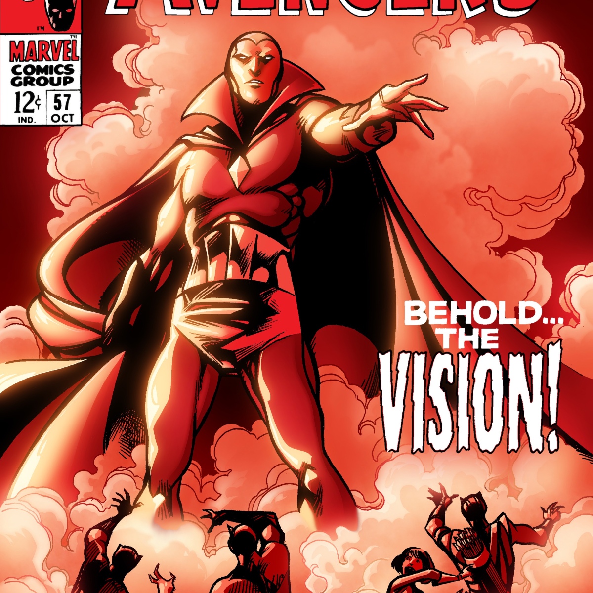 Vision anniversary – comic cover remake