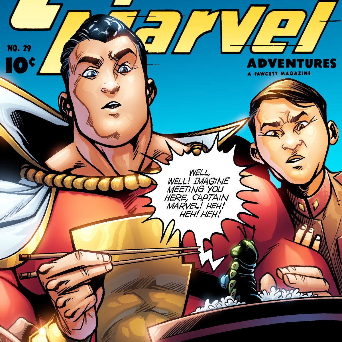 Shazam! anniversary  – comic cover remake