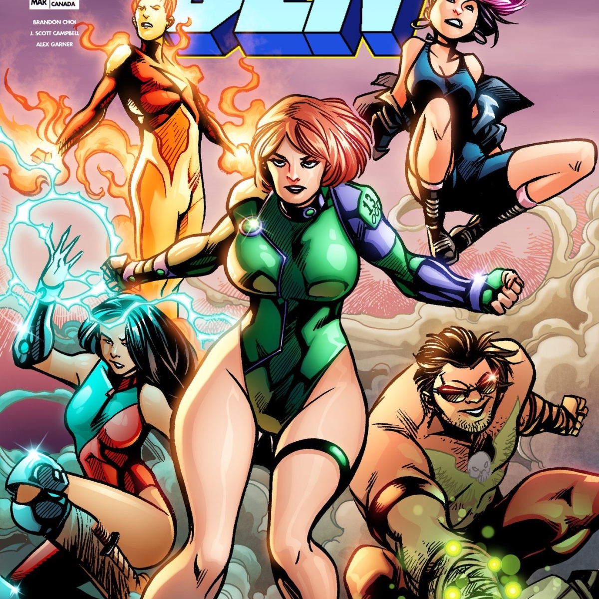 Gen 13 anniversary – comic cover remake
